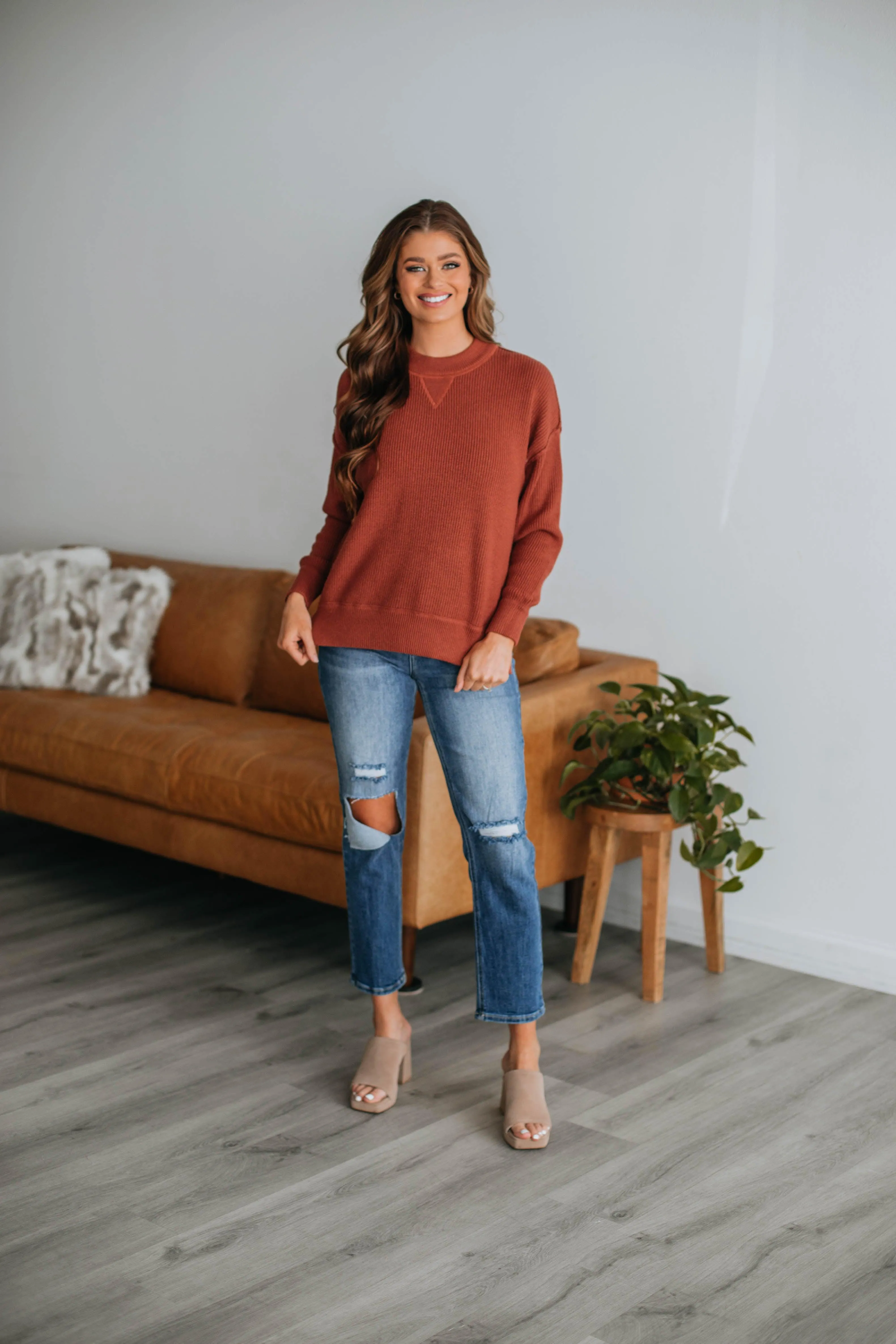 Blanca Sweater - Sienna sold by Wild Oak Boutique product image thumbnail 2