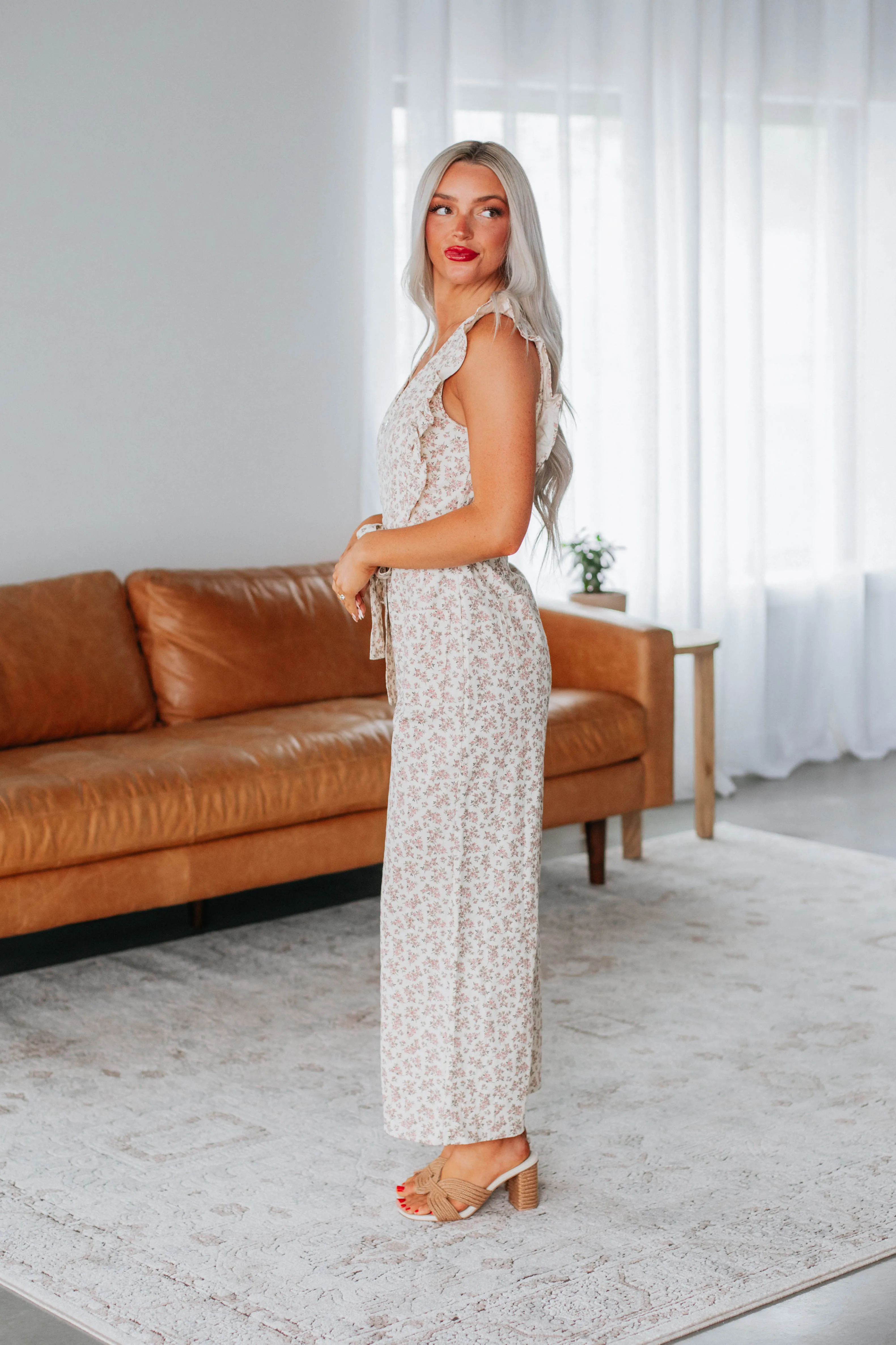 Juliana Floral Jumpsuit sold by Wild Oak Boutique product image thumbnail 4