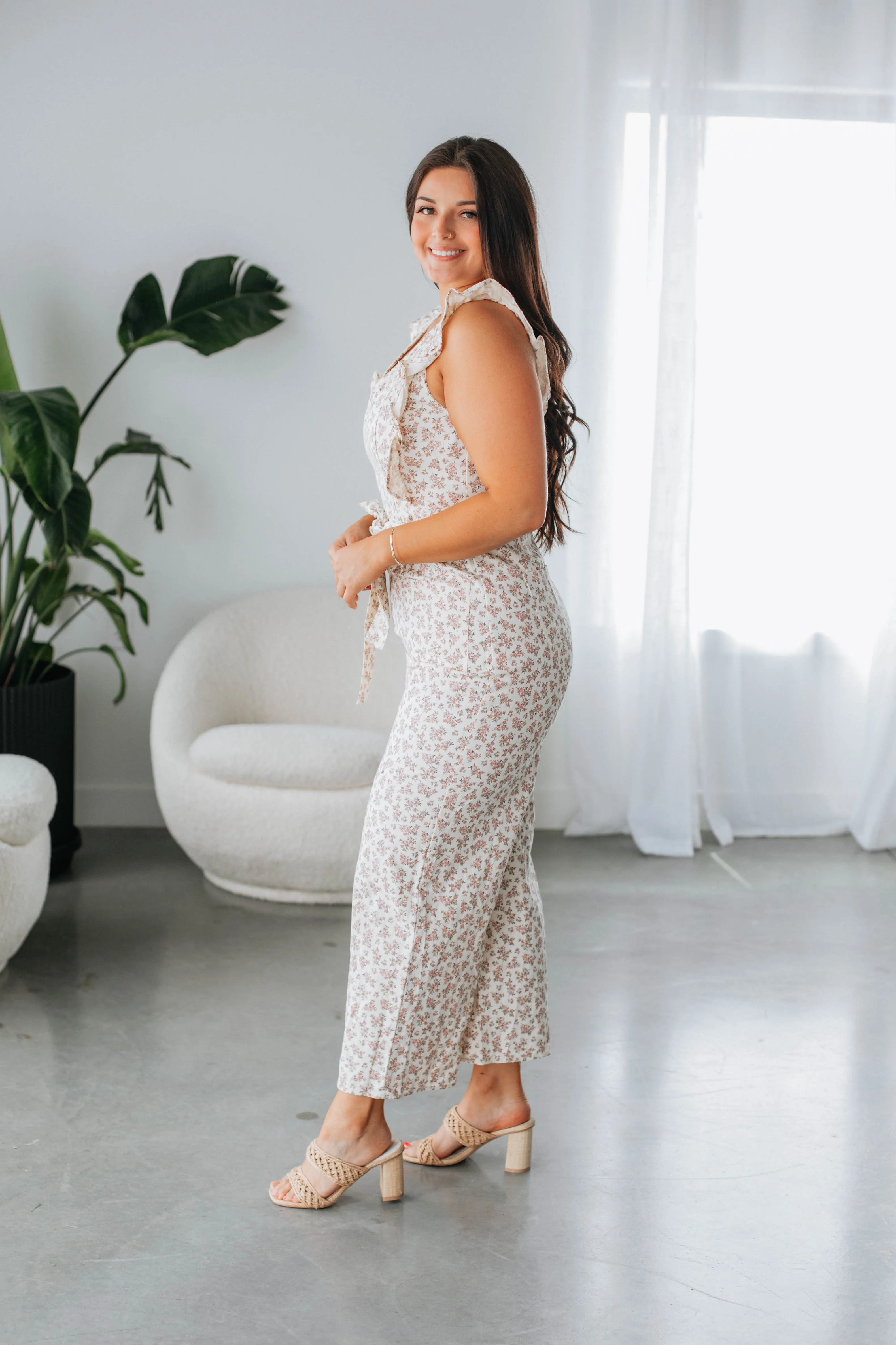 Juliana Floral Jumpsuit sold by Wild Oak Boutique product image thumbnail 5