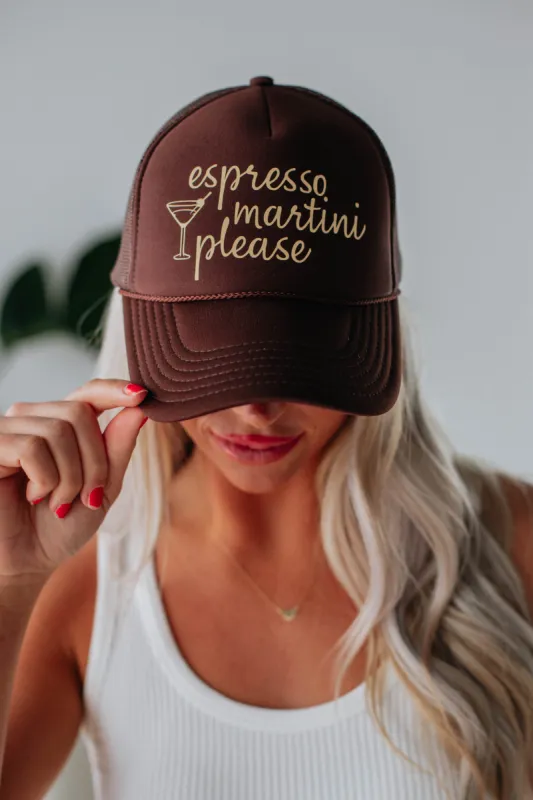 Espresso Martini Trucker Hat sold by Wild Oak Boutique
