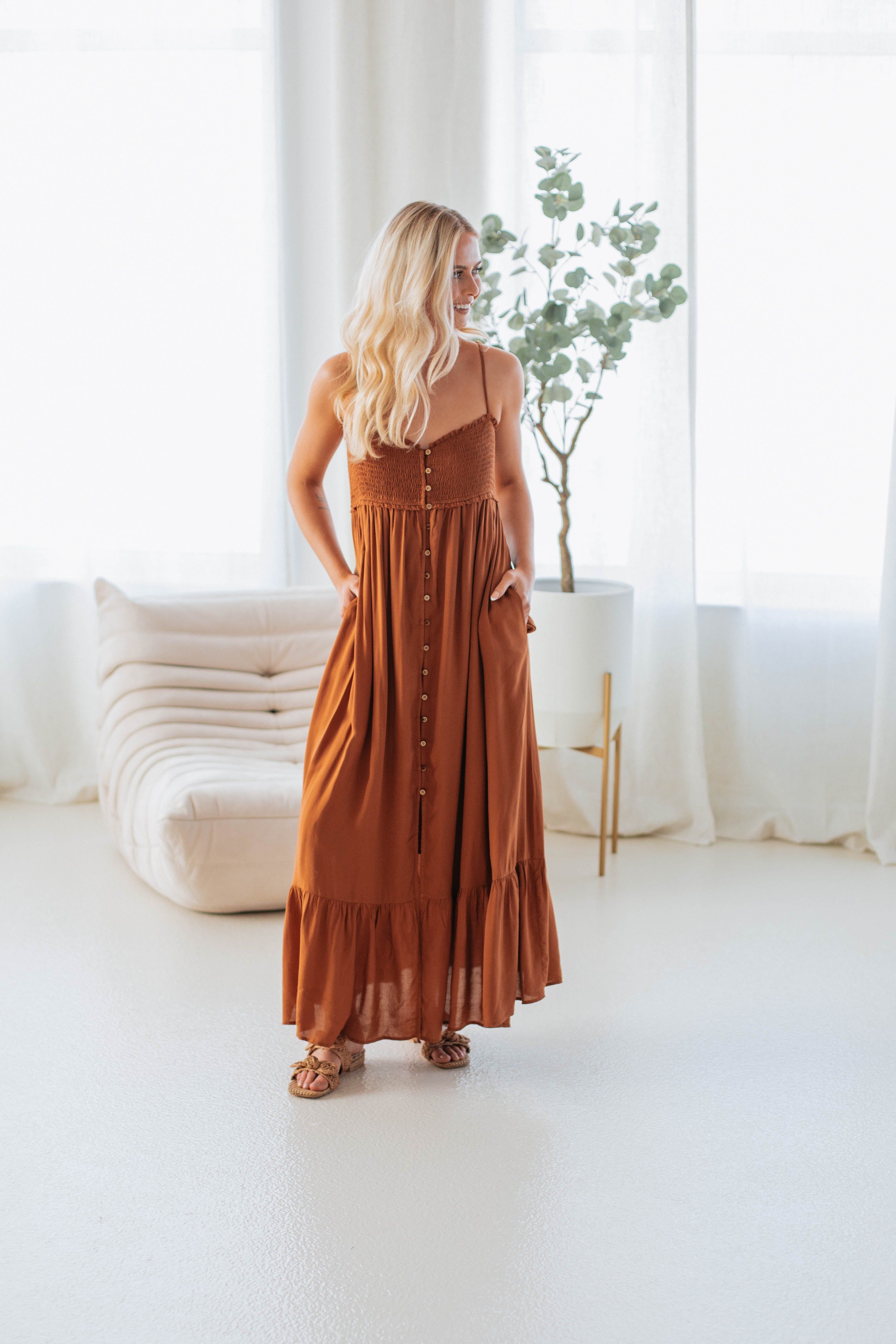 Anysa Maxi Dress sold by Wild Oak Boutique