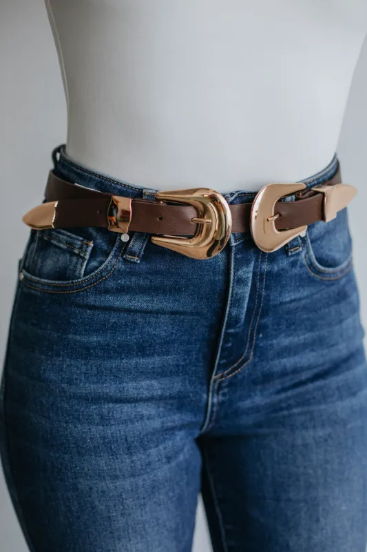 Cardona Belt - Chocolate sold by Wild Oak Boutique