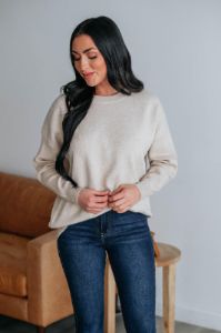 Kelsey Sweater - Beige sold by Wild Oak Boutique