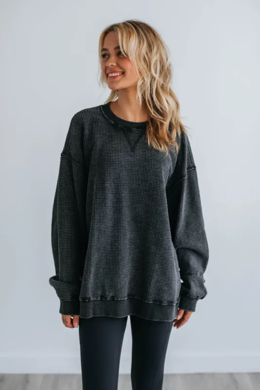 Weekend Mode Crewneck sold by Wild Oak Boutique