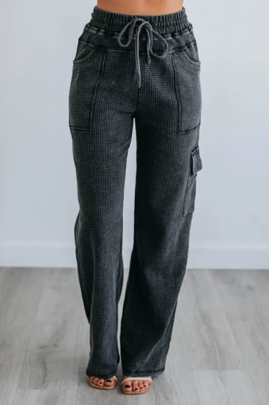 Weekend Mode Cargo Pants sold by Wild Oak Boutique