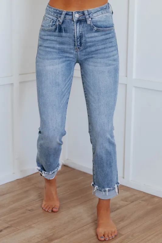 Monica Risen Jeans - Light Wash sold by Wild Oak Boutique