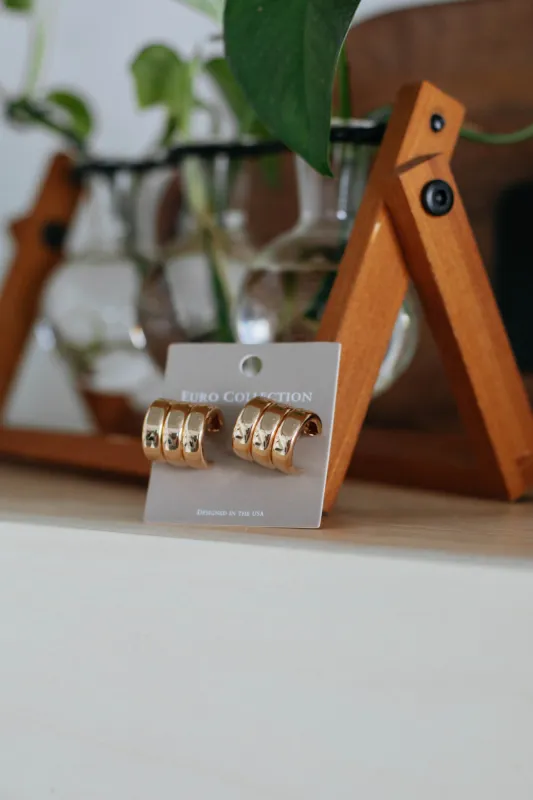 Wild Thing Earrings - Gold sold by Wild Oak Boutique