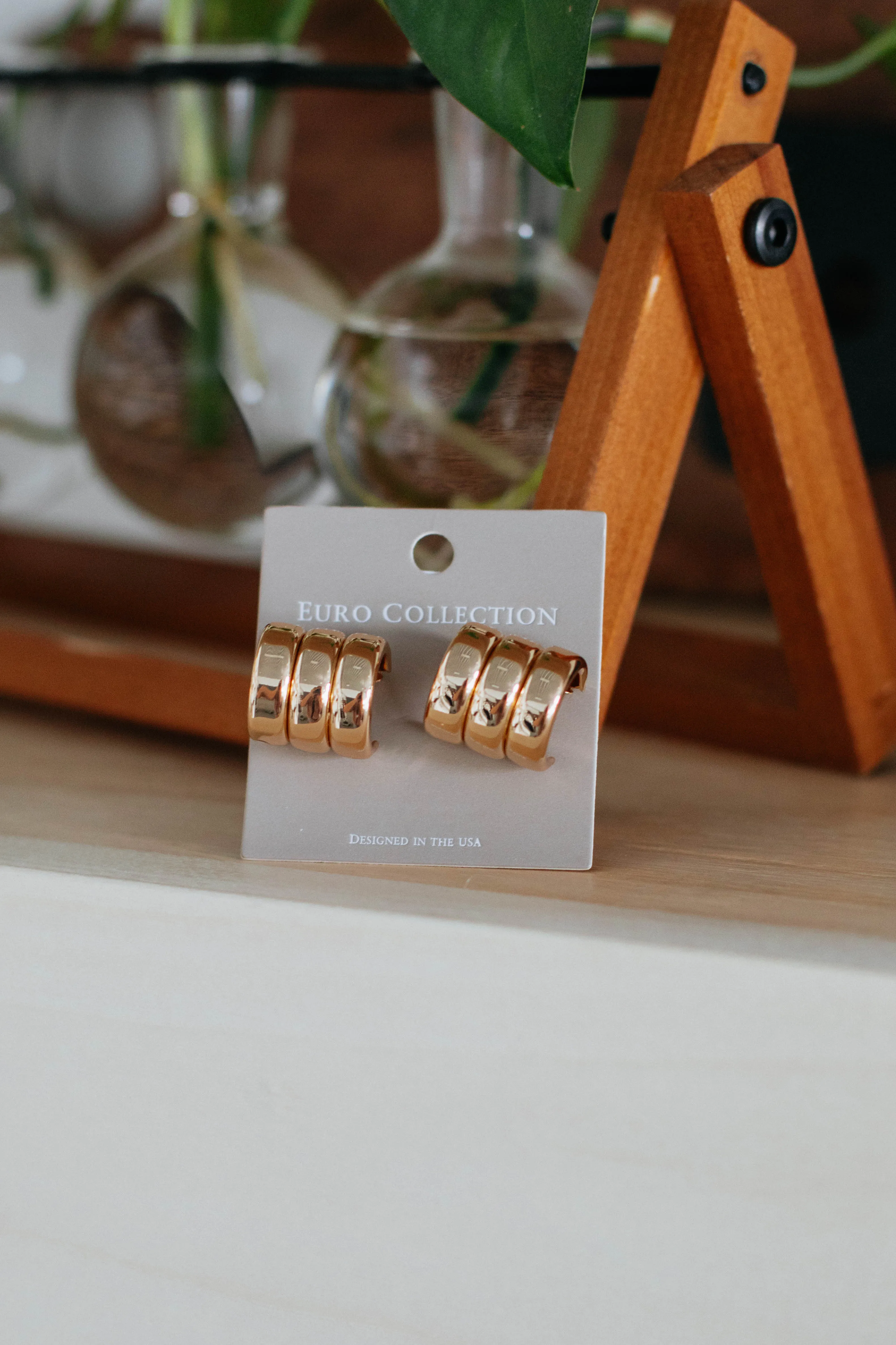 Wild Thing Earrings - Gold sold by Wild Oak Boutique product image thumbnail 3