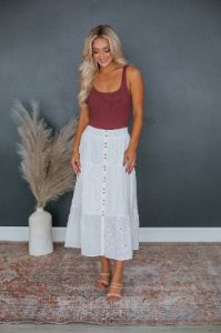 Cecelia Maxi Skirt sold by Wild Oak Boutique