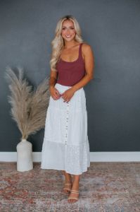 Cecelia Maxi Skirt sold by Wild Oak Boutique