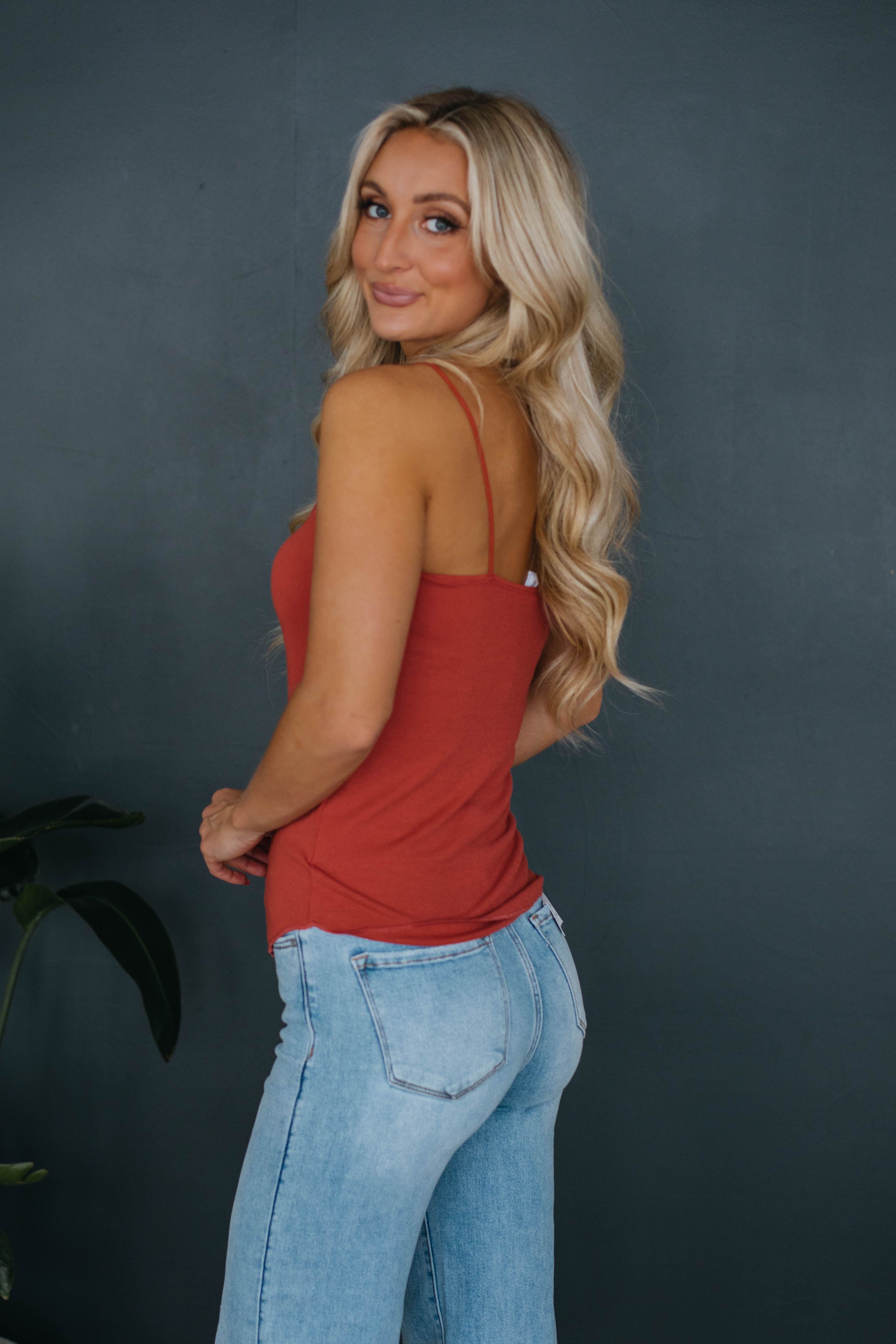 Kamala Ribbed Tank - Sienna sold by Wild Oak Boutique product image thumbnail 4