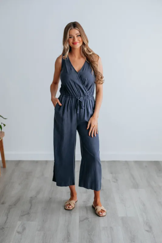 Keren Jumpsuit - Midnight sold by Wild Oak Boutique