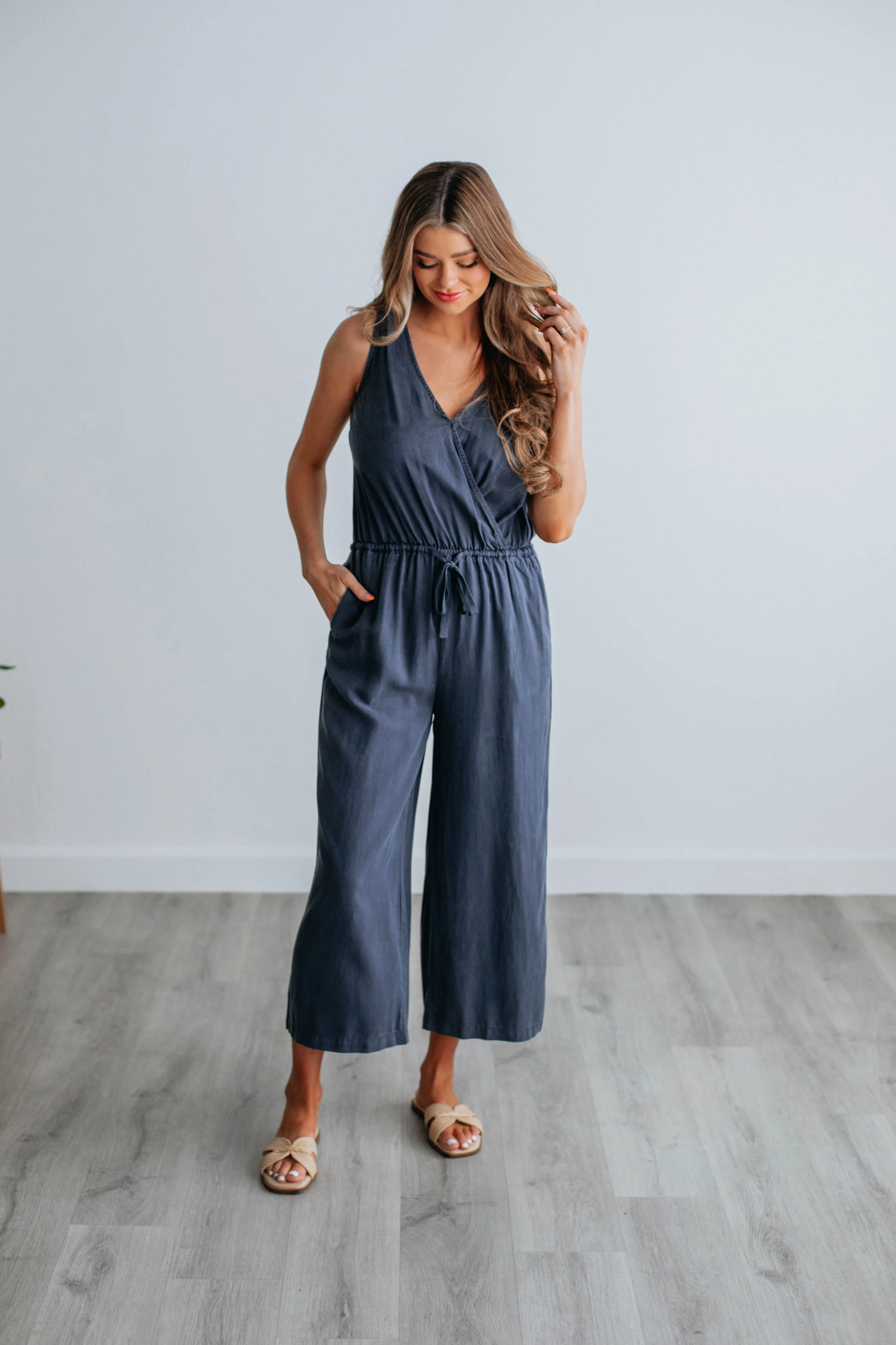Keren Jumpsuit - Midnight sold by Wild Oak Boutique product image thumbnail 5