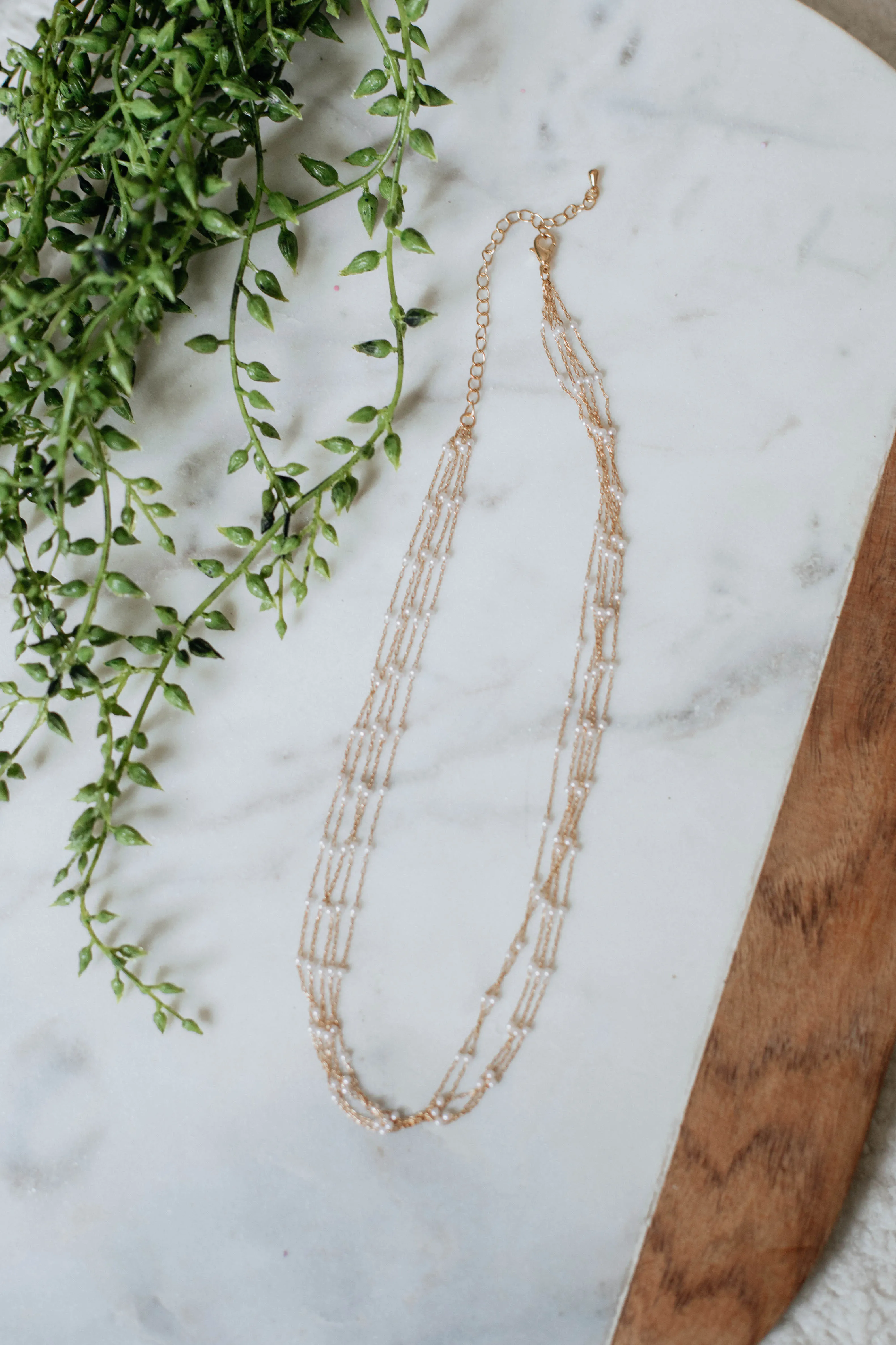 Camelia Layered Necklace sold by Wild Oak Boutique product image thumbnail 2