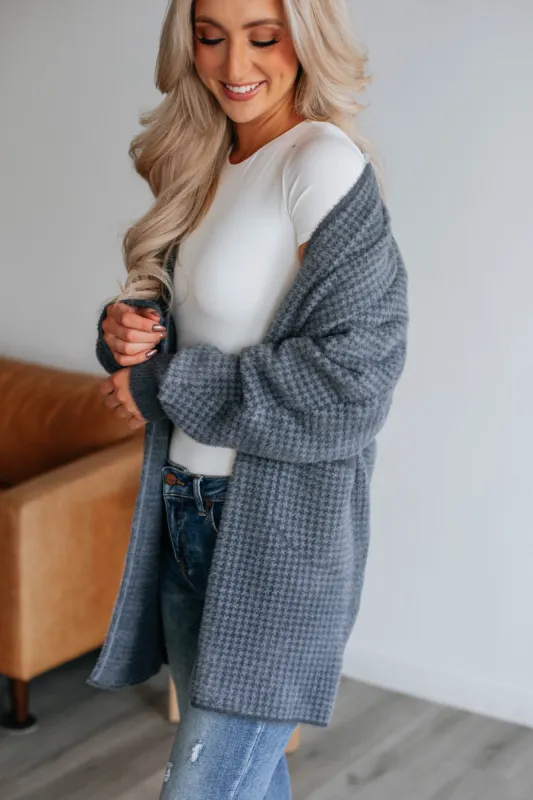 Jackson Cardigan - Slate sold by Wild Oak Boutique