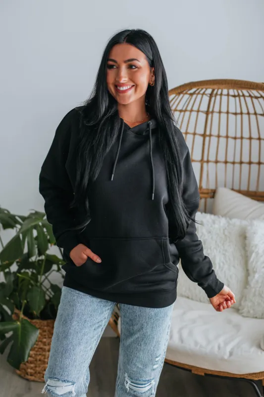 Charlie Hoodie - Black sold by Wild Oak Boutique