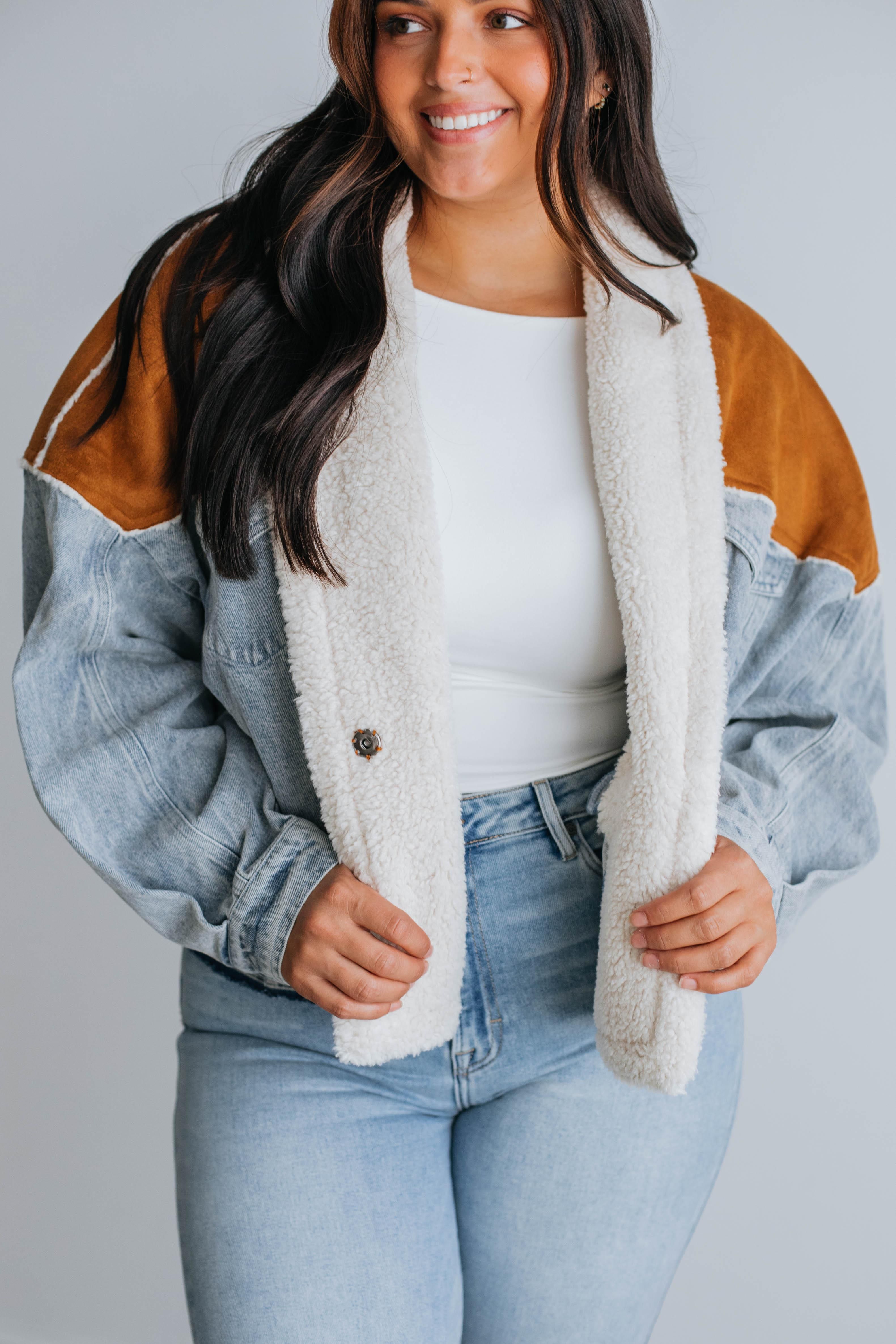 Eddie Denim Jacket sold by Wild Oak Boutique product image thumbnail 2