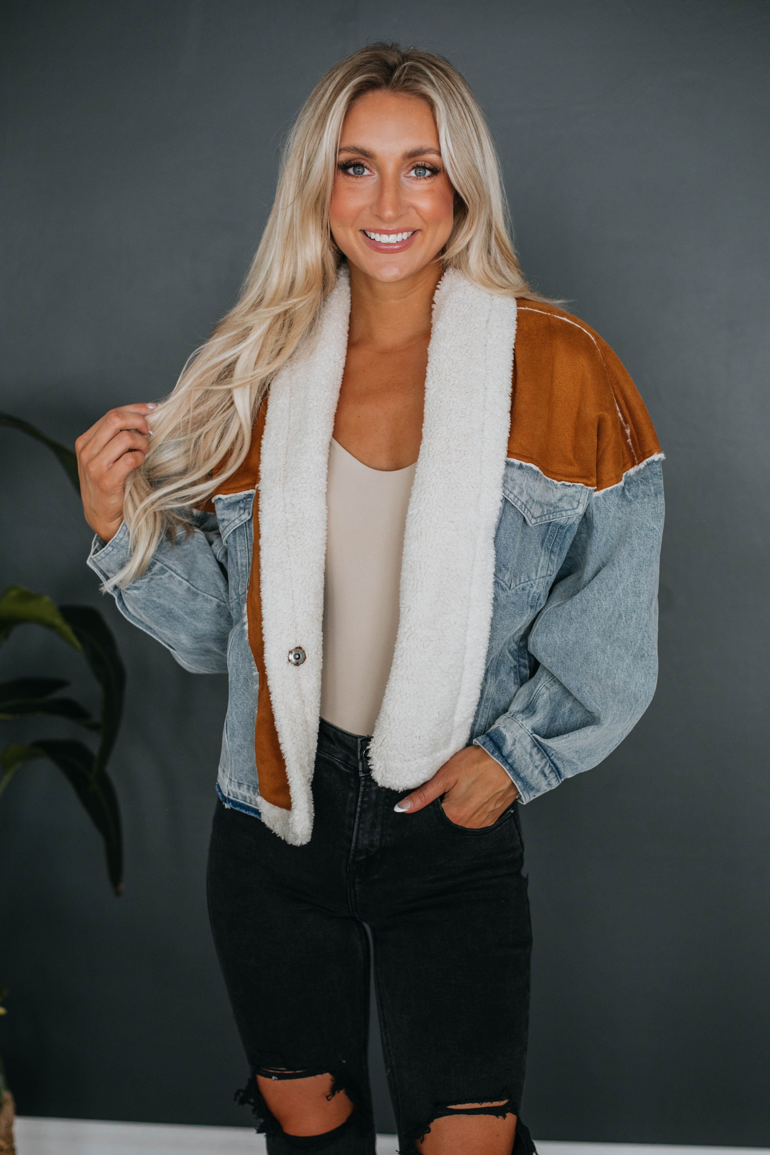 Eddie Denim Jacket sold by Wild Oak Boutique