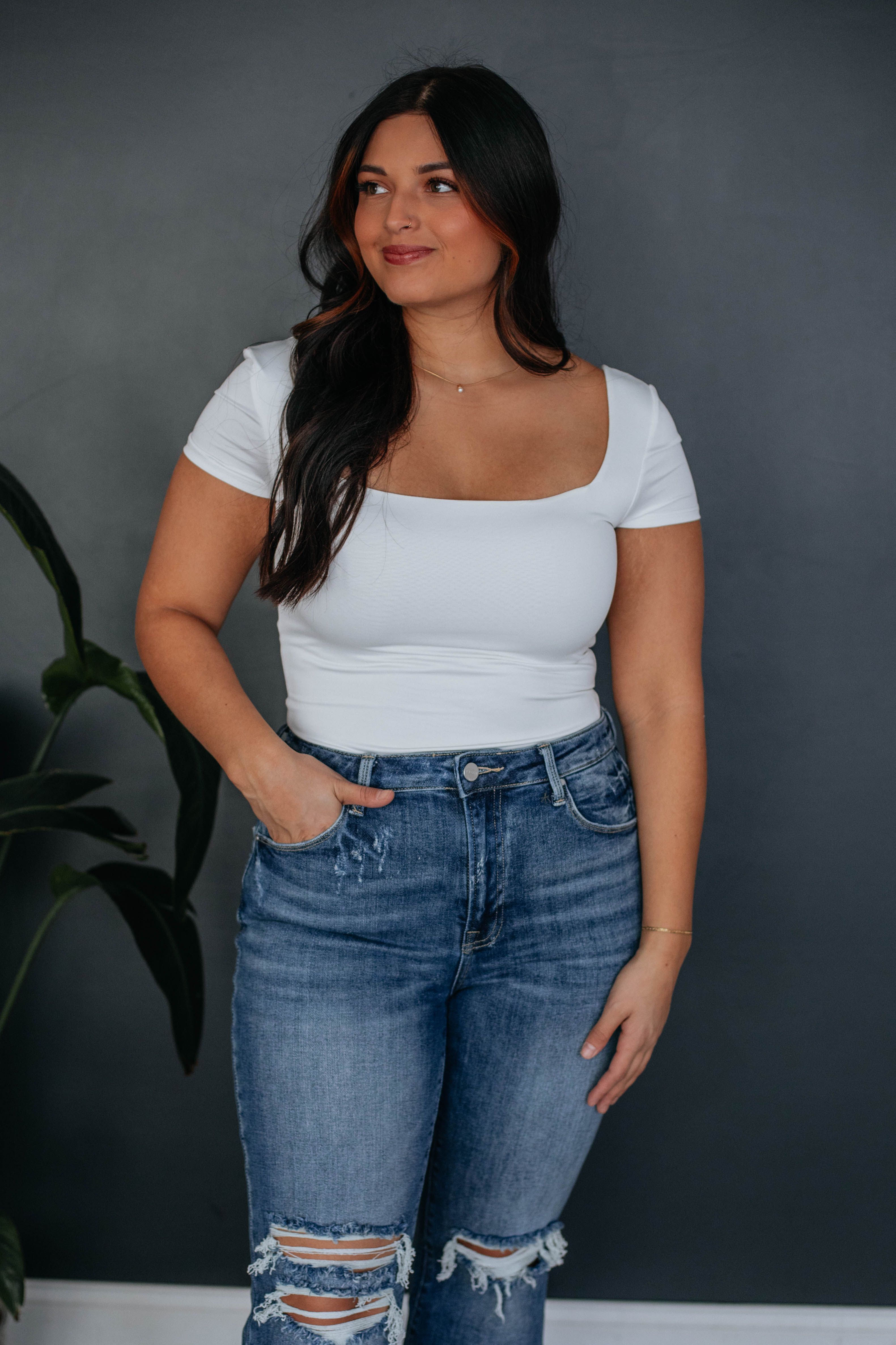 Rowlan Bodysuit - Ivory sold by Wild Oak Boutique product image thumbnail 2
