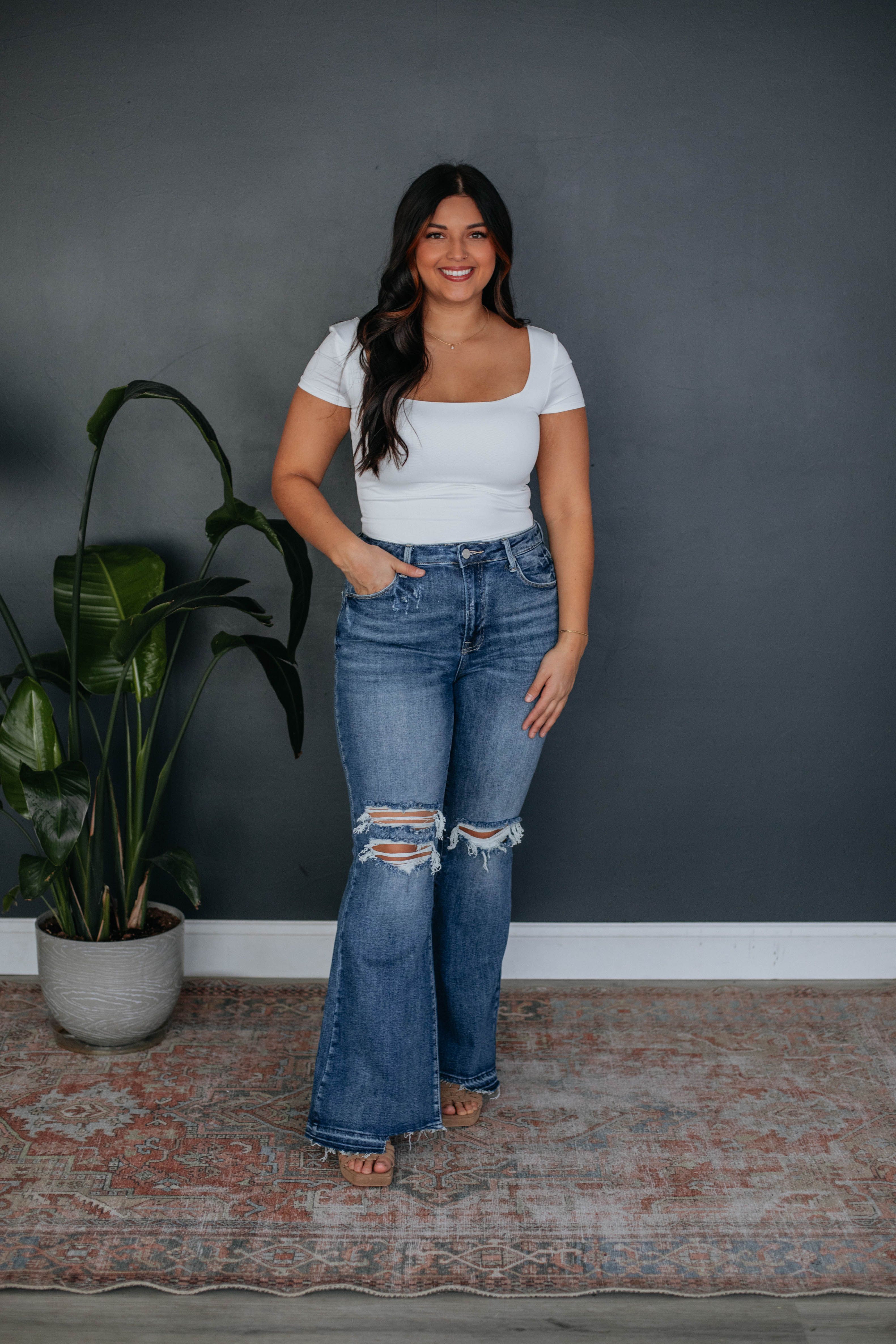 Rowlan Bodysuit - Ivory sold by Wild Oak Boutique product image thumbnail 3