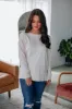 Kiersten Sweater - Cream sold by Wild Oak Boutique