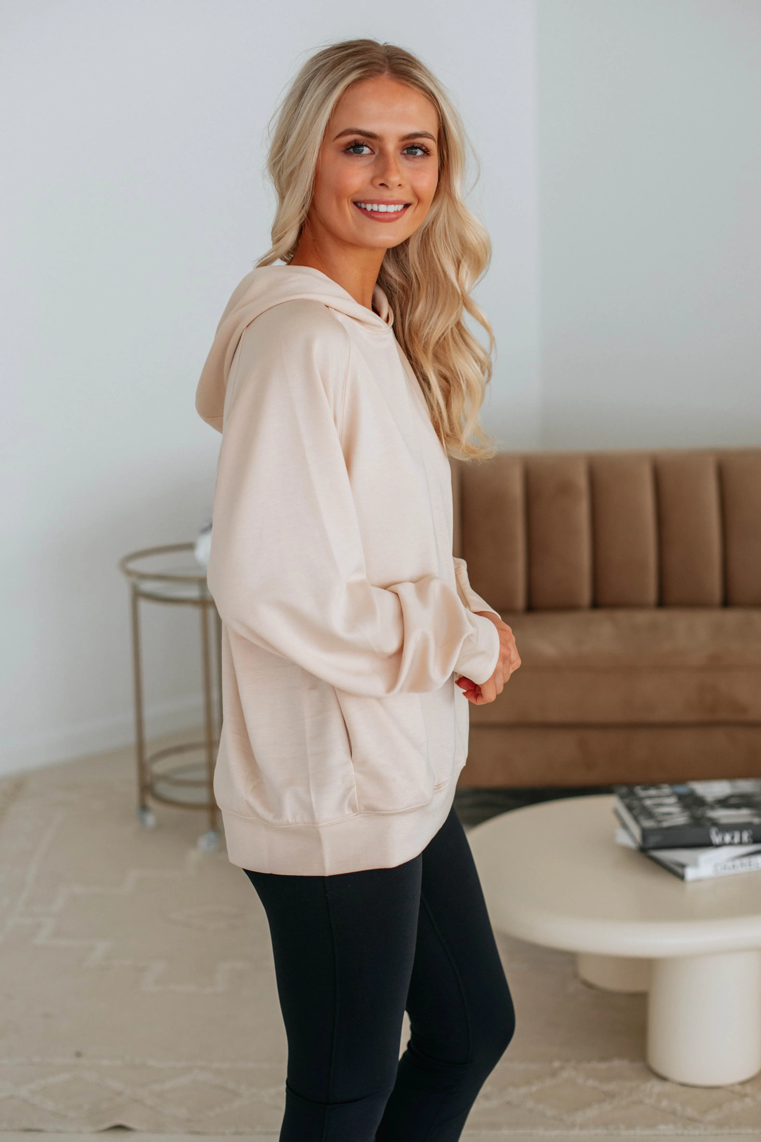 Daniella Hoodie - Natural sold by Wild Oak Boutique product image thumbnail 2