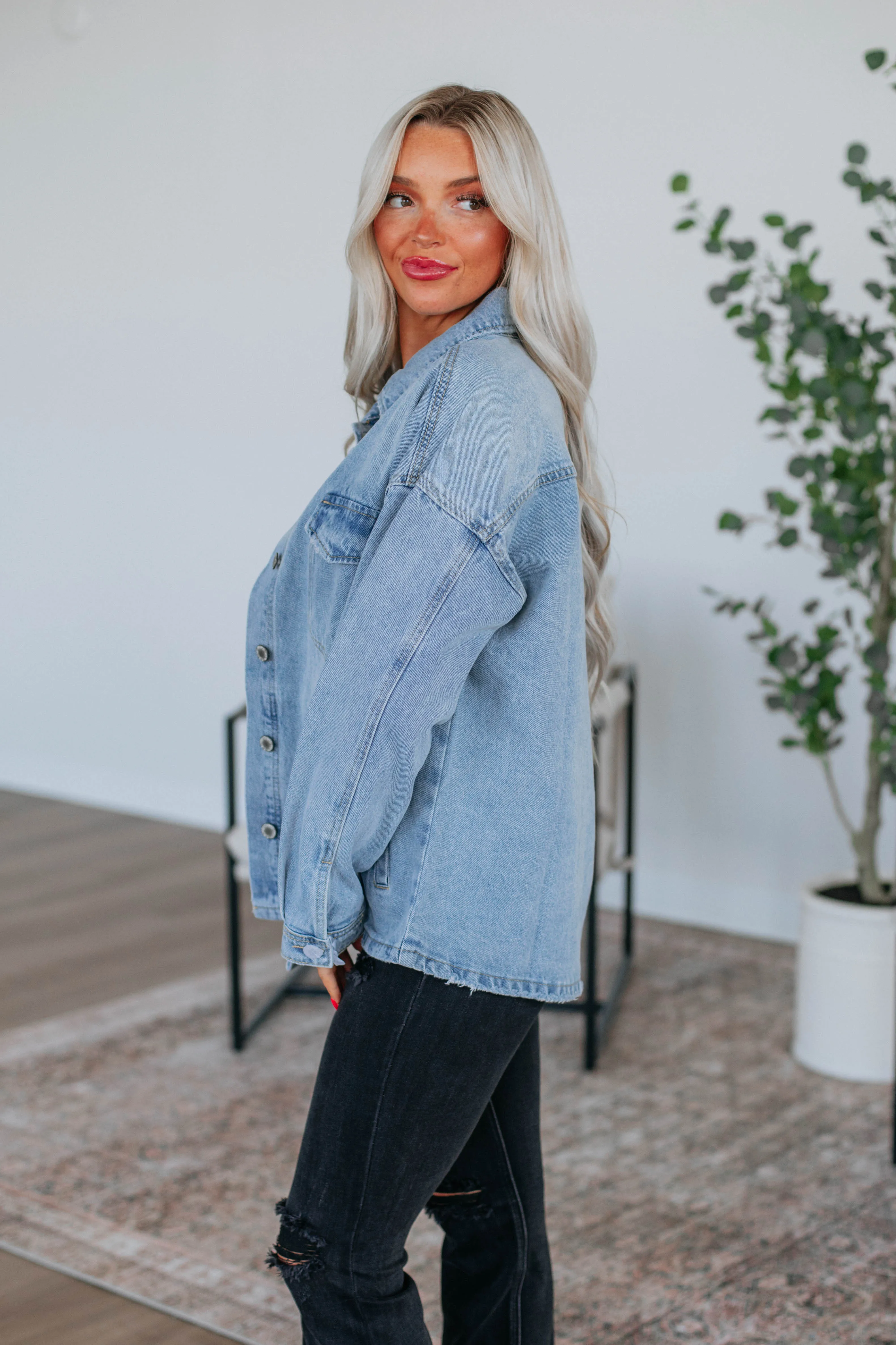 Robyn Denim Jacket sold by Wild Oak Boutique product image thumbnail 5