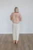 Joy Denim Skirt - Beige sold by Wild Oak Boutique