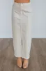 Joy Denim Skirt - Beige sold by Wild Oak Boutique