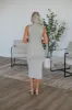 Carina Midi Dress - Shell sold by Wild Oak Boutique