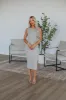 Carina Midi Dress - Shell sold by Wild Oak Boutique