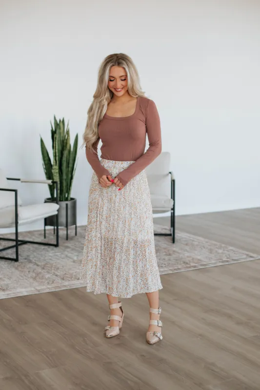 Suzette Midi Skirt sold by Wild Oak Boutique