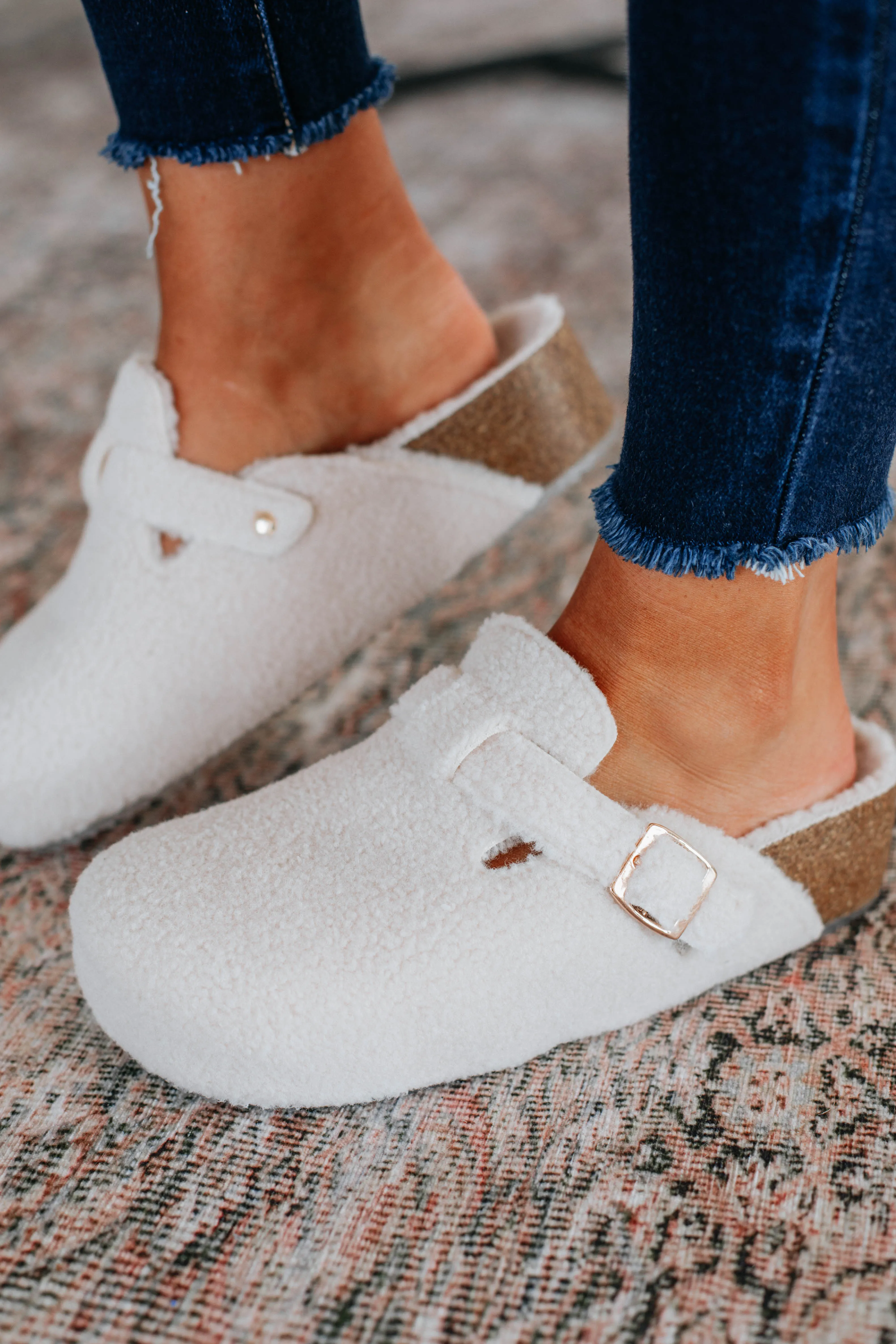 Problem Free Sherpa Platform Clogs - Natural sold by Wild Oak Boutique