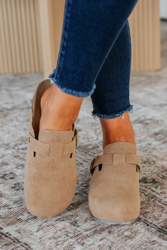 Problem Free Platform Clogs - Taupe sold by Wild Oak Boutique