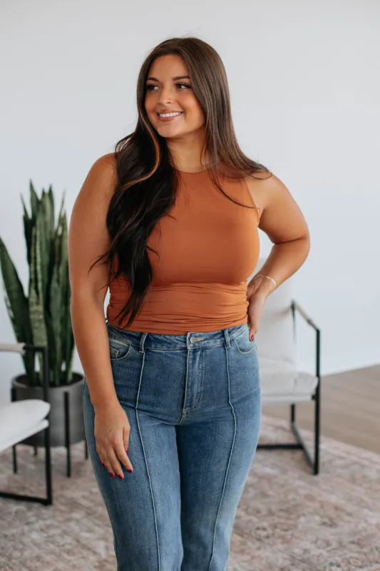 Ariel Basic Tank - Cider sold by Wild Oak Boutique