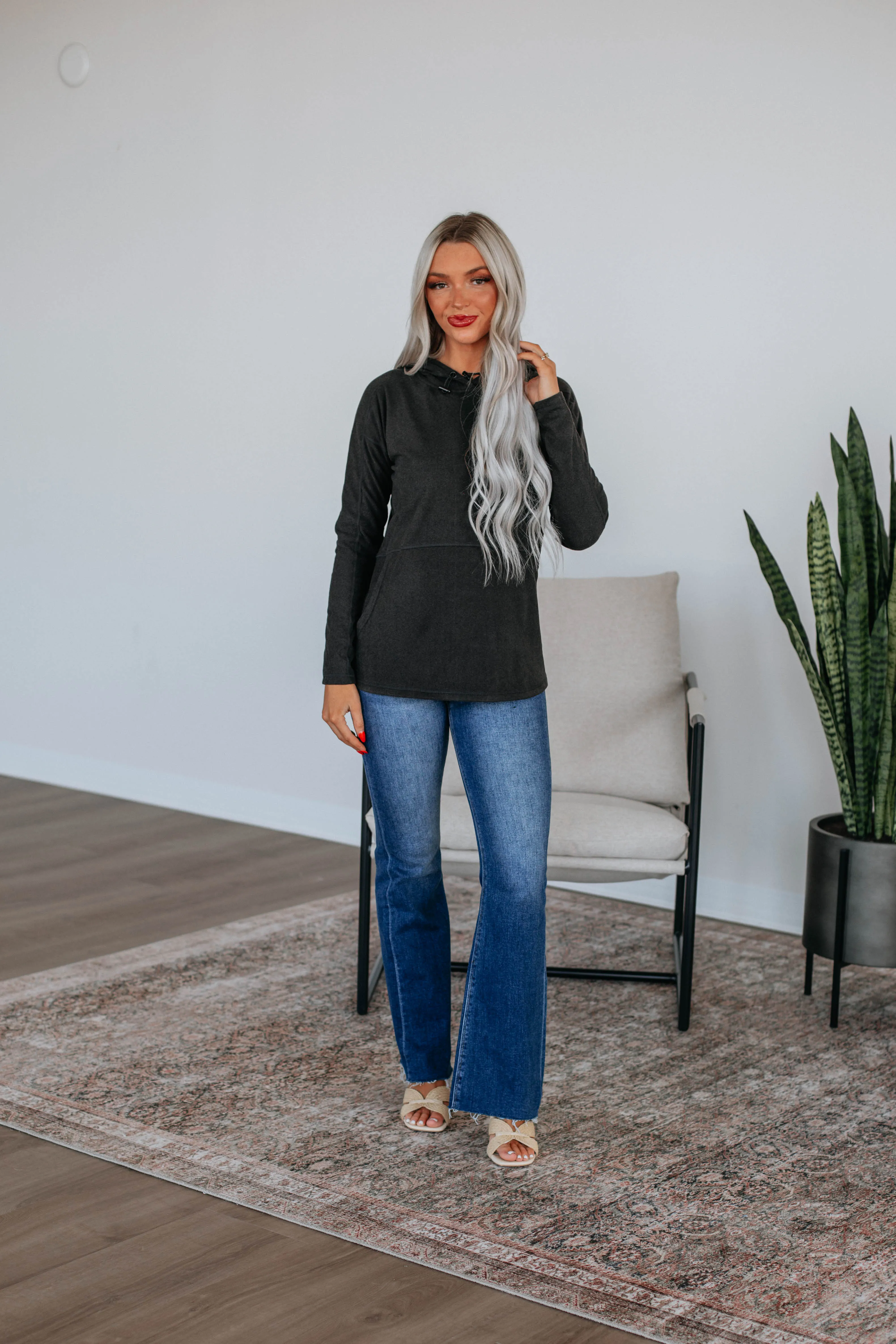 Miya Hoodie - Washed Black sold by Wild Oak Boutique product image thumbnail 3