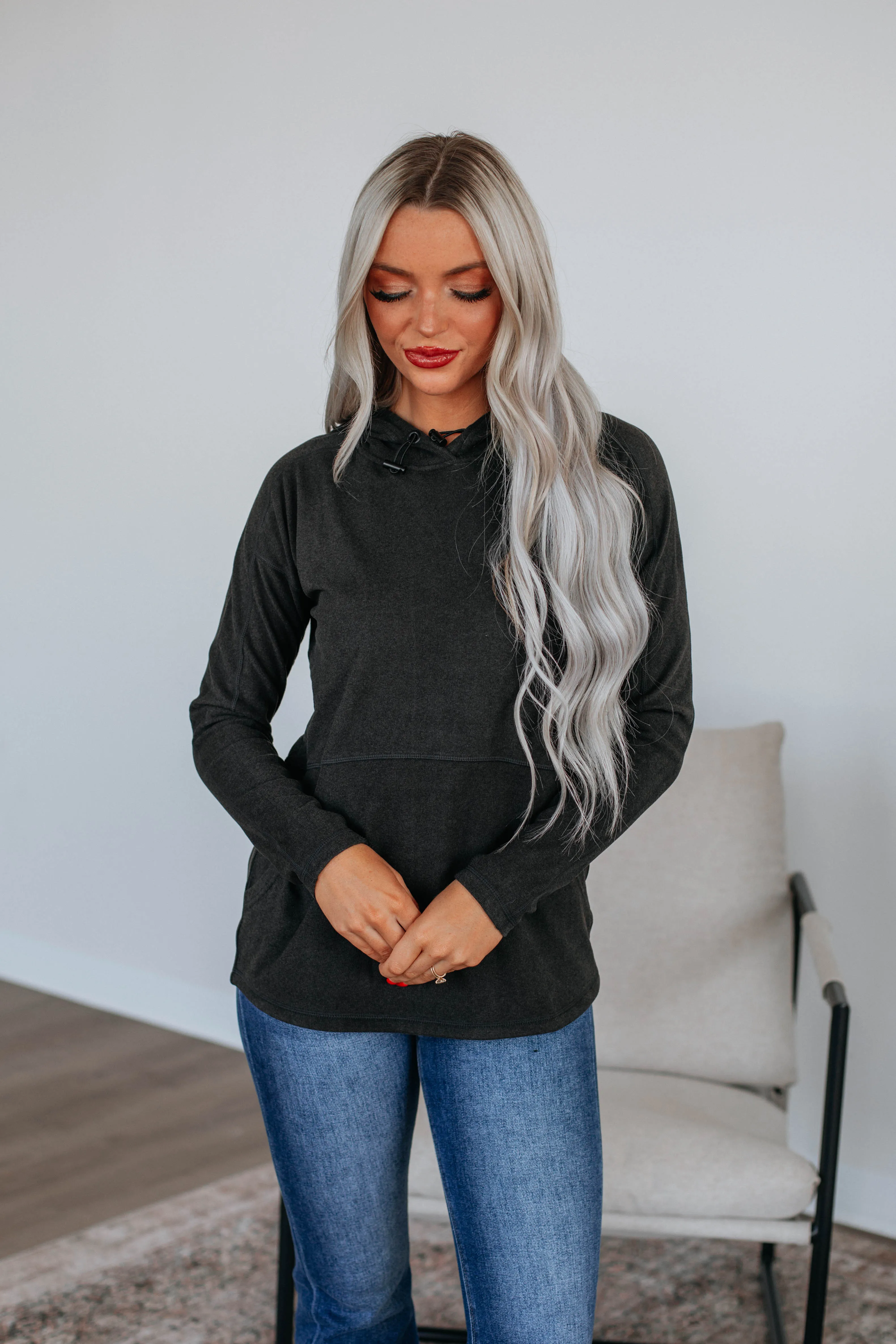 Miya Hoodie - Washed Black sold by Wild Oak Boutique product image thumbnail 4