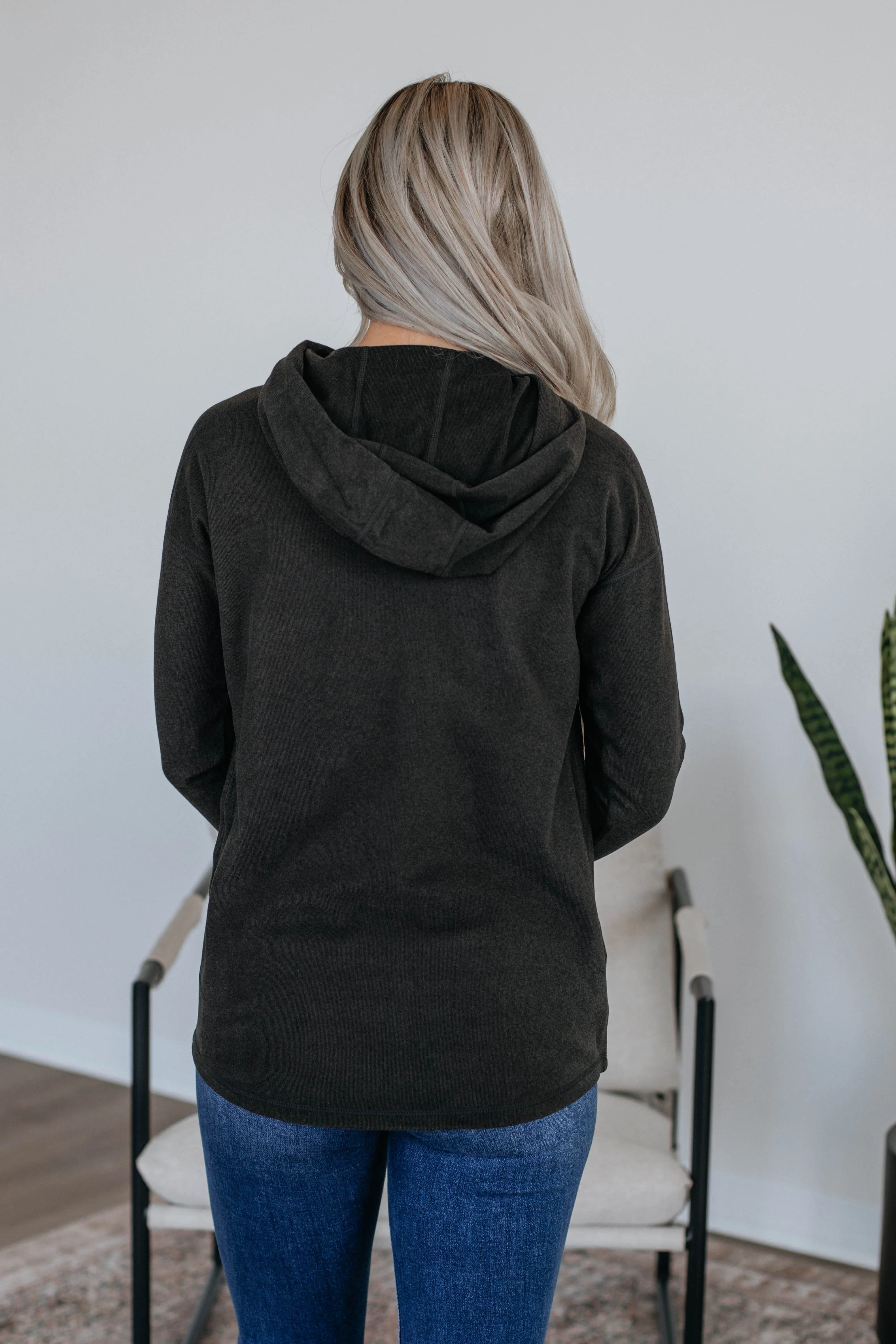 Miya Hoodie - Washed Black sold by Wild Oak Boutique product image thumbnail 5