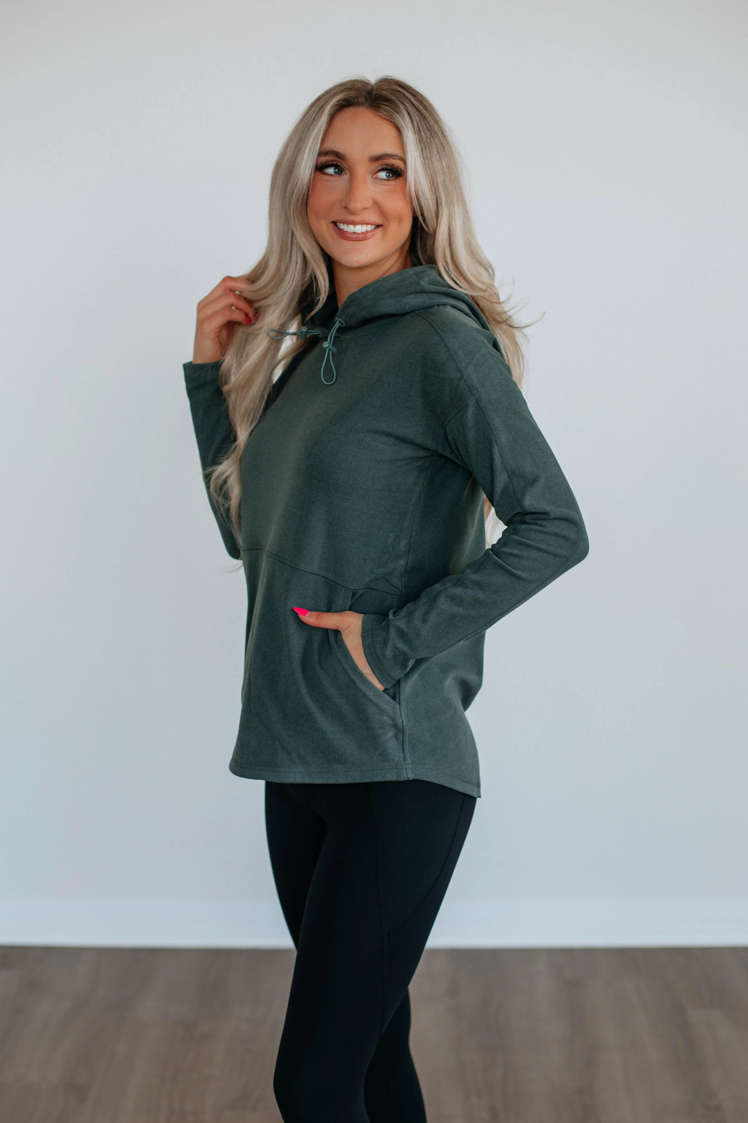 Miya Hoodie - Peacock sold by Wild Oak Boutique product image thumbnail 2