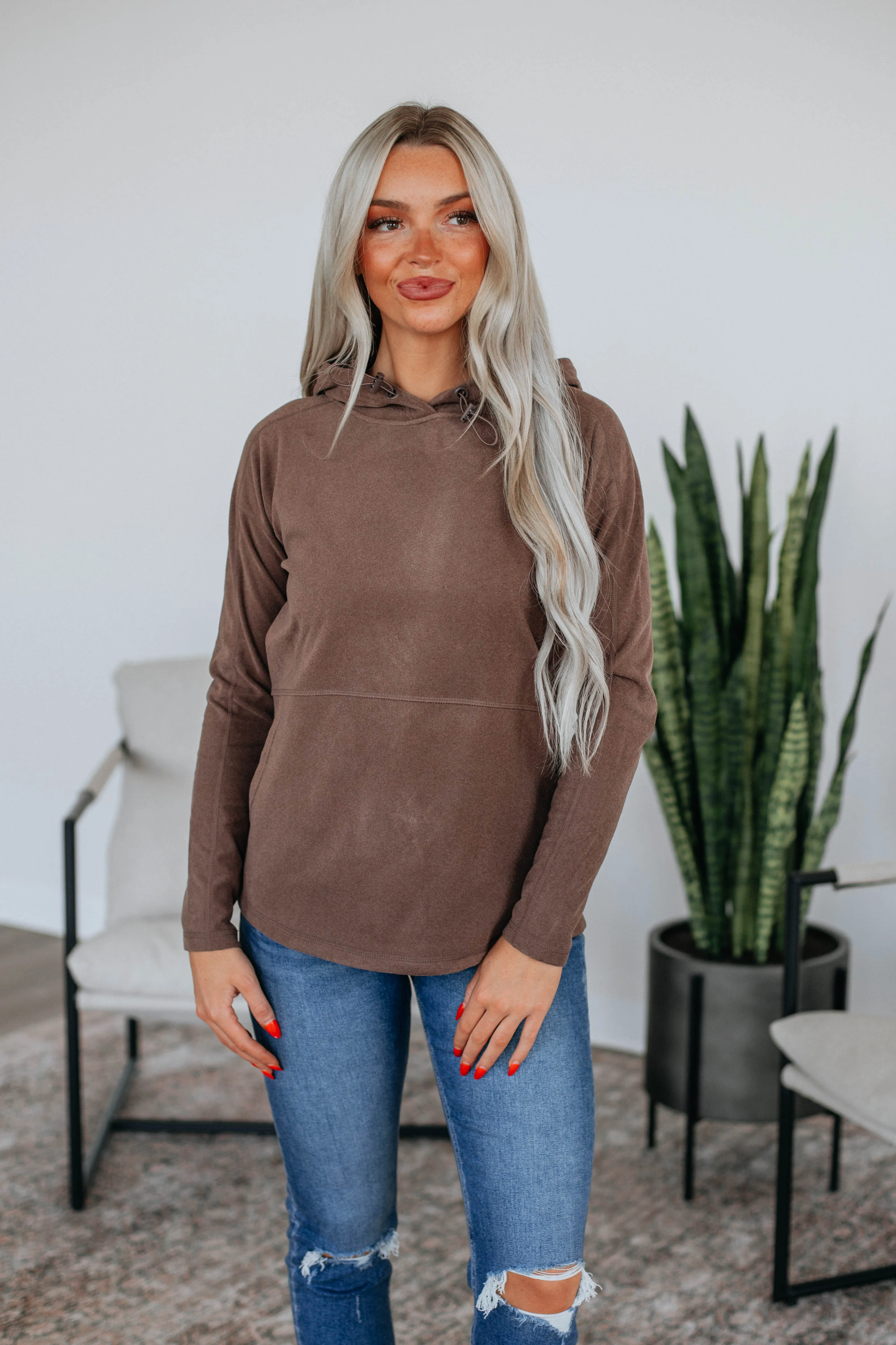 Miya Hoodie - Mocha sold by Wild Oak Boutique product image thumbnail 4
