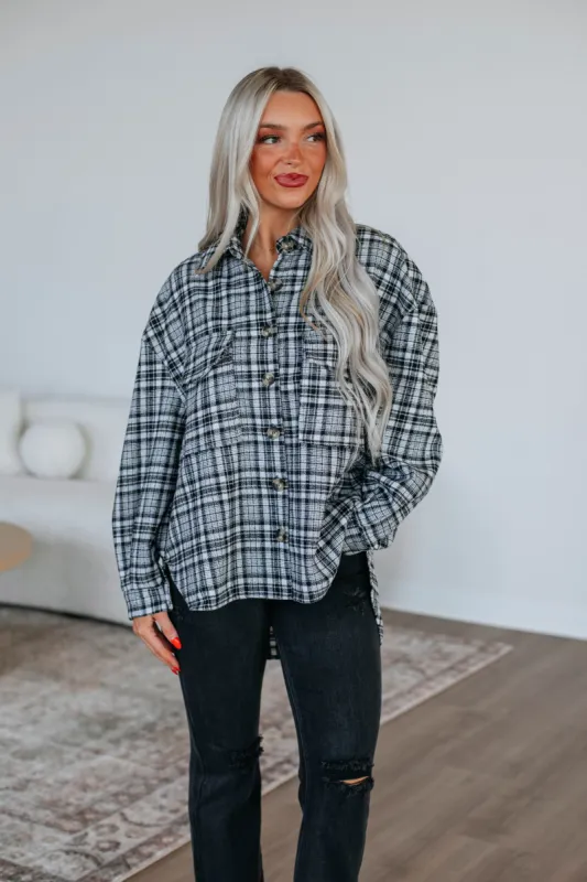 Tommie Flannel Top made by Wild Oak Boutique
