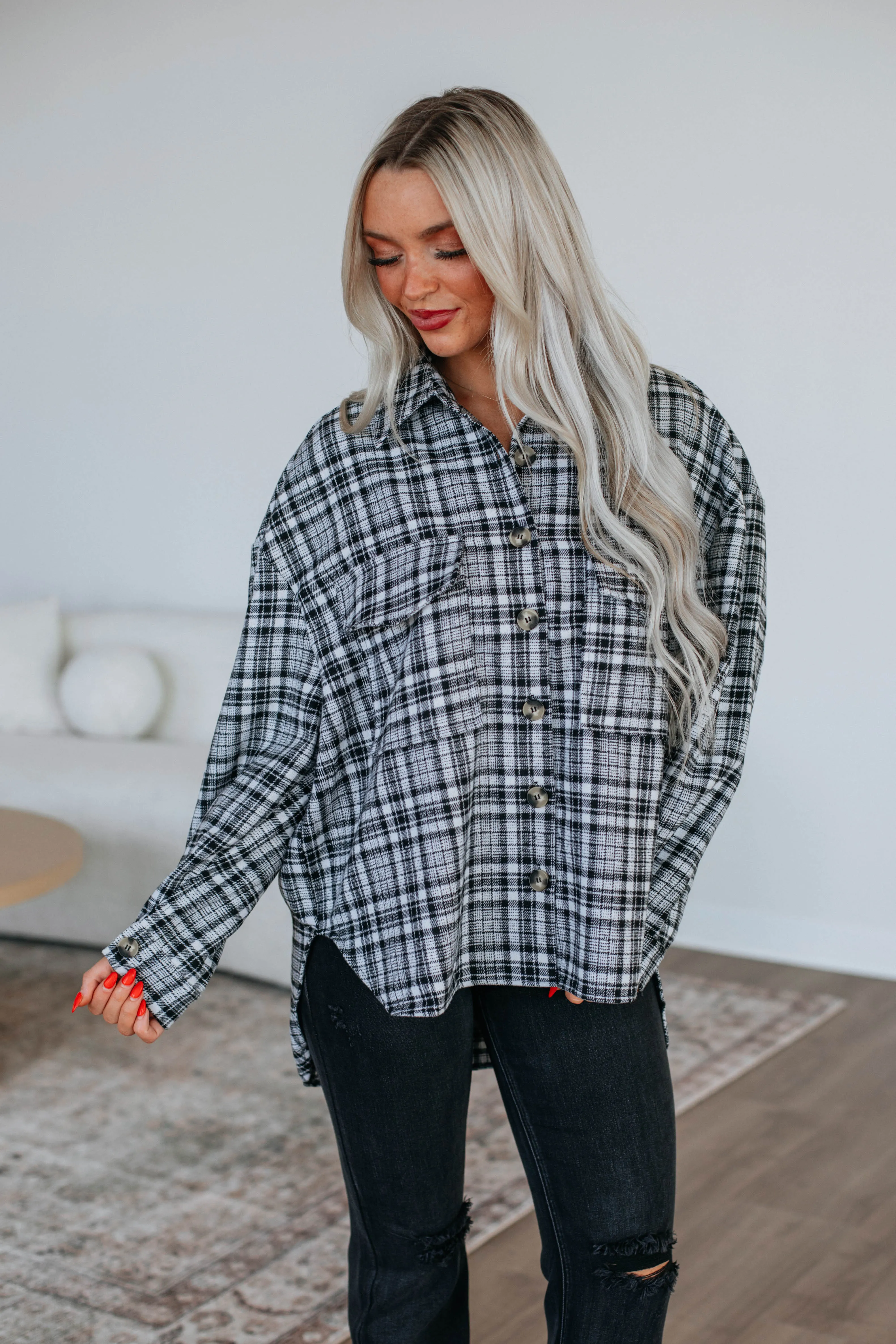 Tommie Flannel Top sold by Wild Oak Boutique product image thumbnail 4