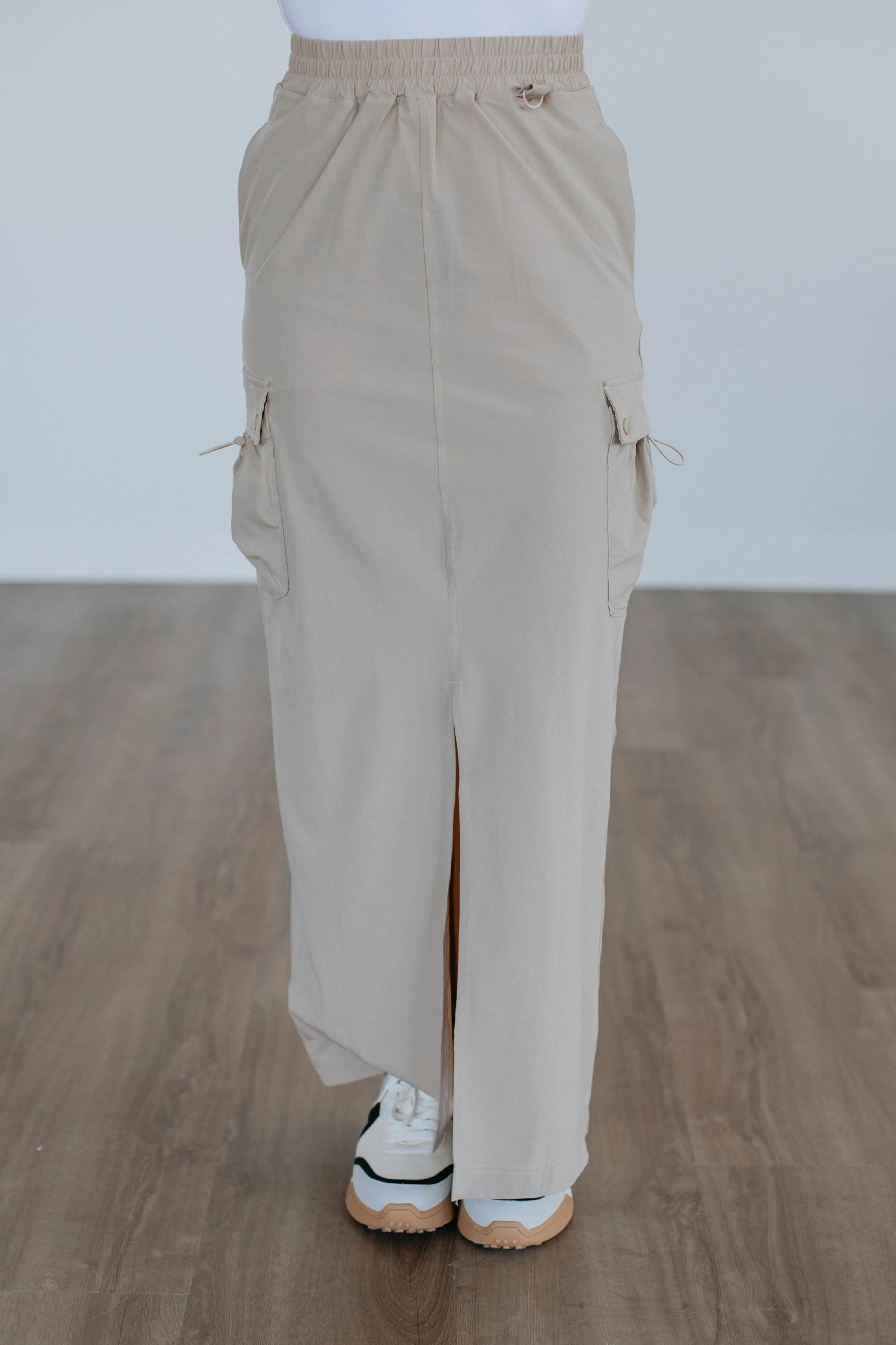 Rozen Cargo Skirt - Sand sold by Wild Oak Boutique product image thumbnail 2
