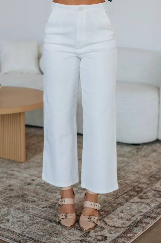Ciara Wide Leg Pants made by Wild Oak Boutique