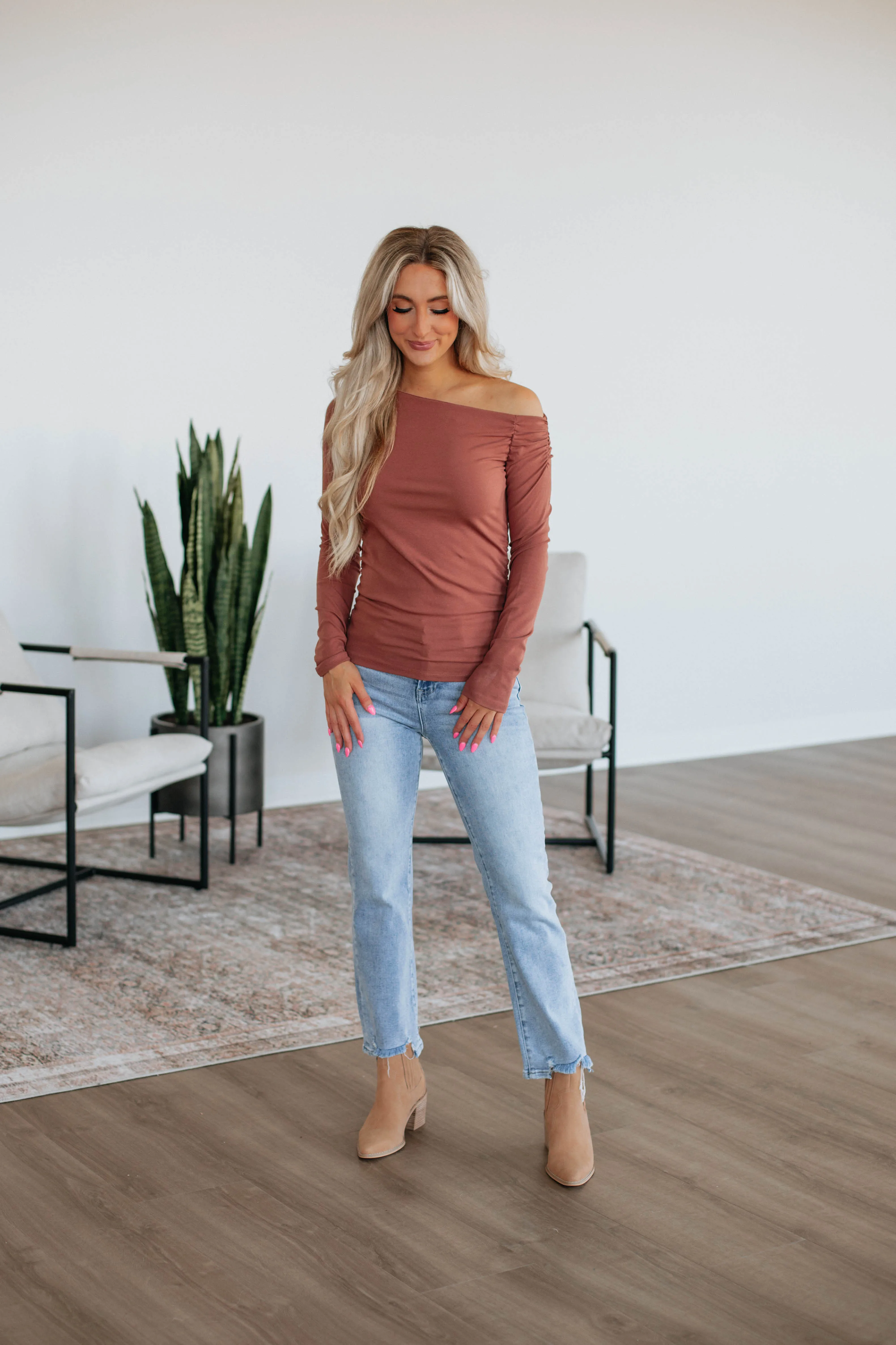 Zhoira Top - Clay sold by Wild Oak Boutique product image thumbnail 3