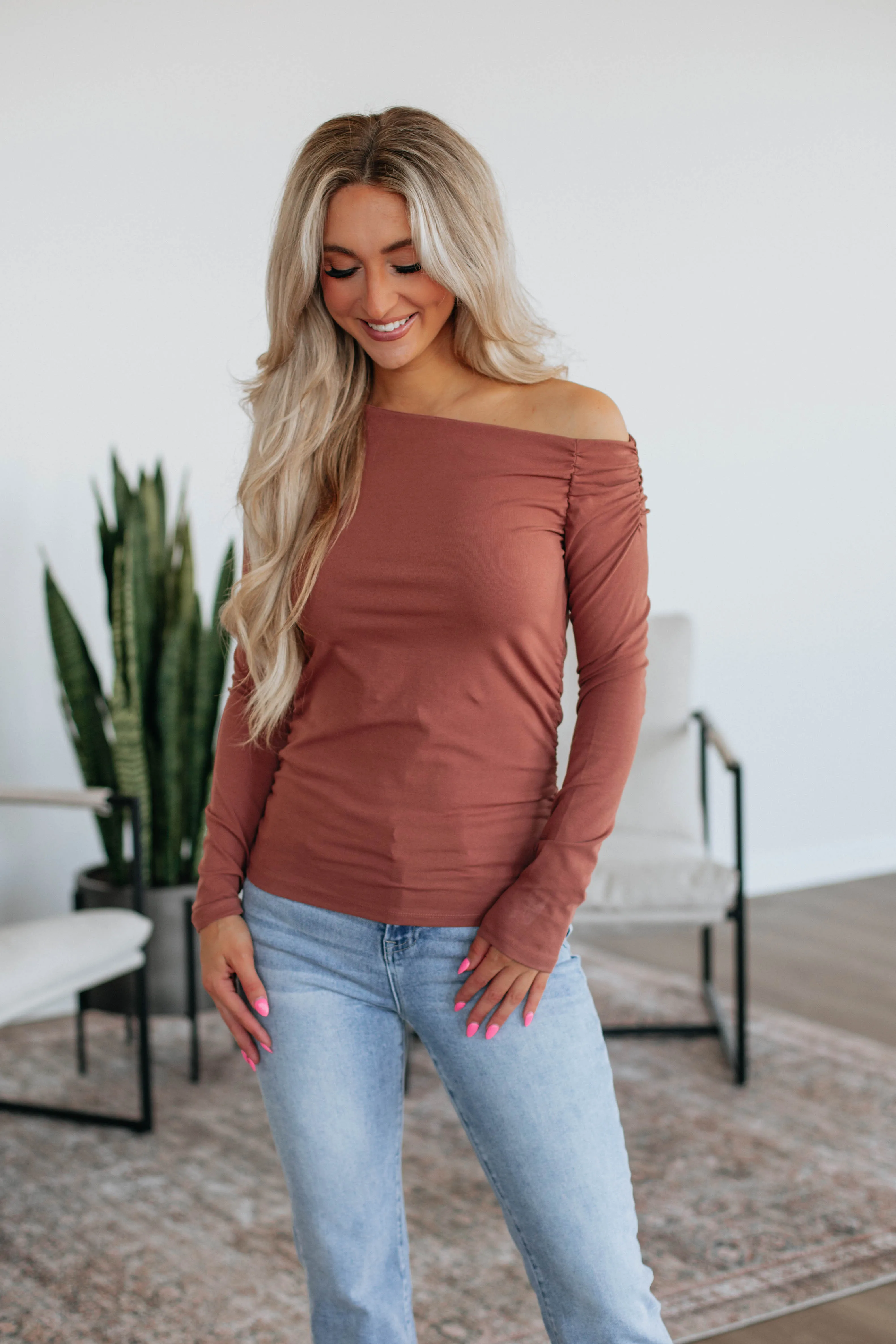 Zhoira Top - Clay sold by Wild Oak Boutique product image thumbnail 4
