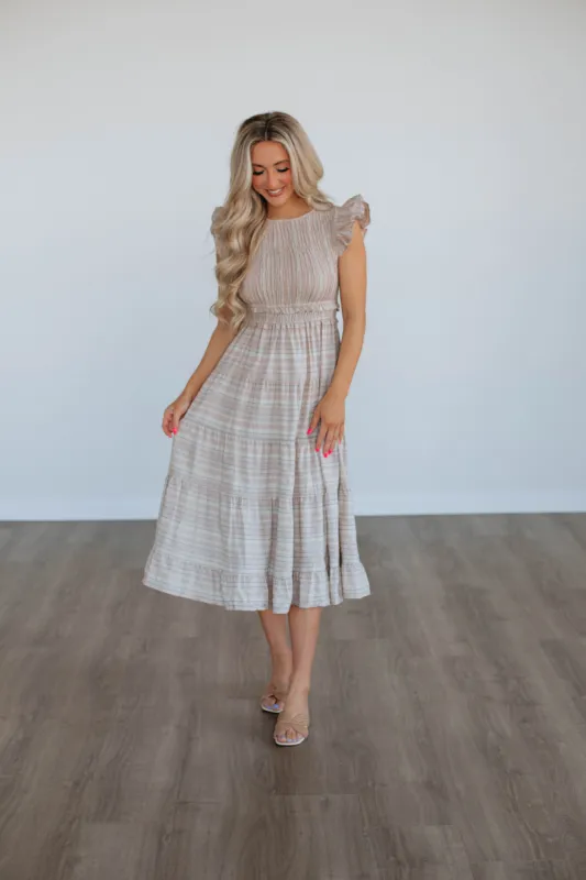 Candra Midi Dress sold by Wild Oak Boutique