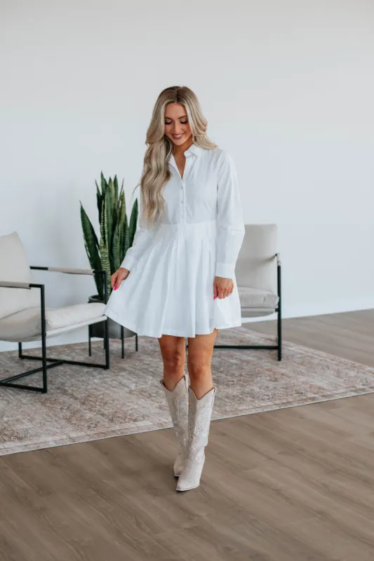 Stacia Button Down Dress sold by Wild Oak Boutique