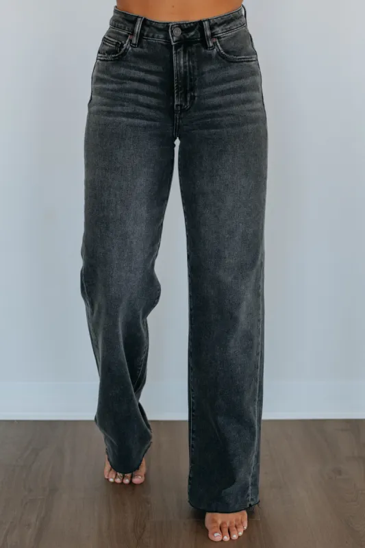 Logan Hidden Jeans - Vintage Black sold by Wild Oak Boutique