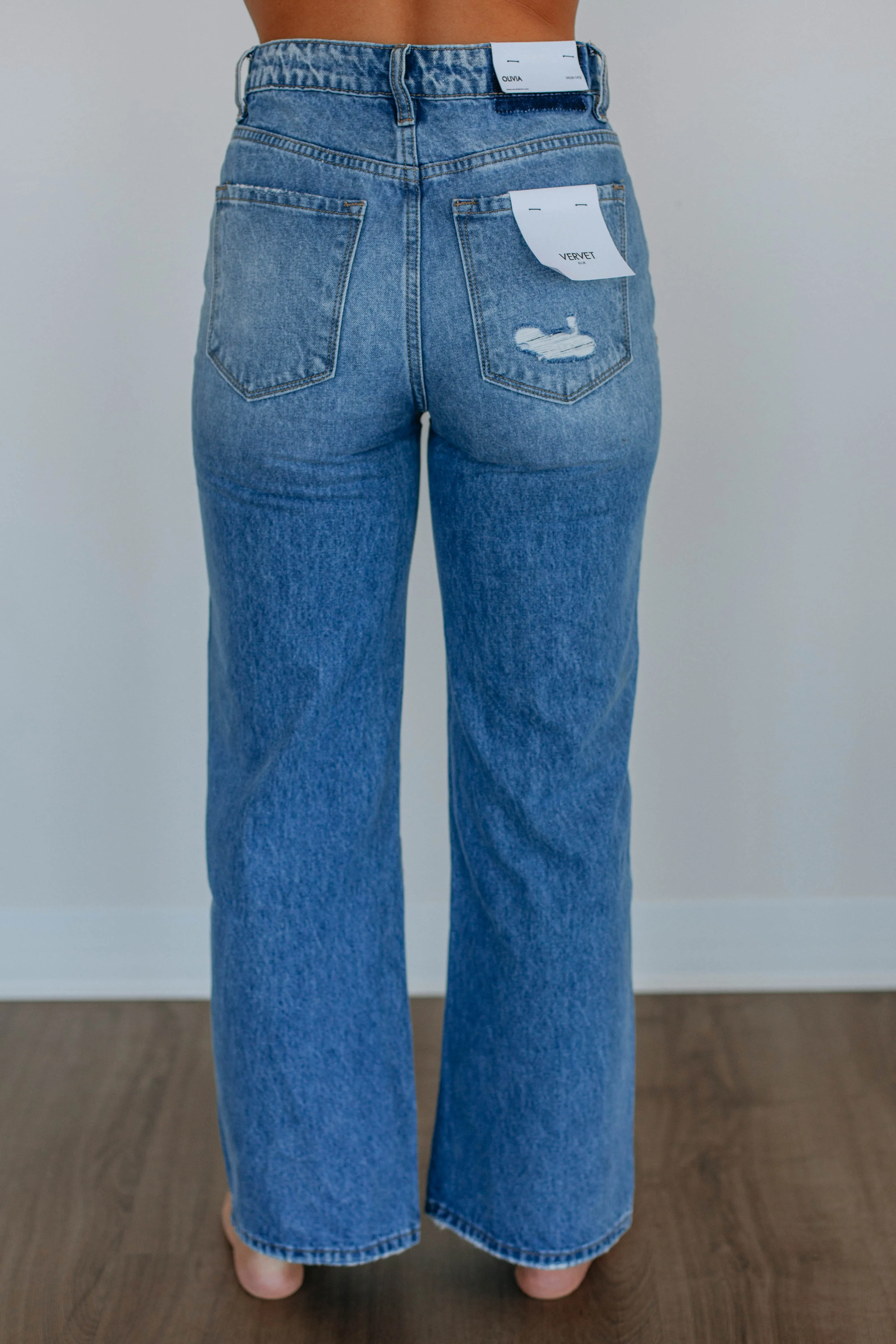 Olivia Vervet Jeans - Restored sold by Wild Oak Boutique product image thumbnail 4